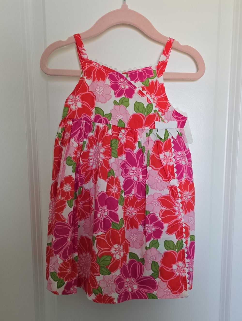 Gymboree Pink and Red Floral Sundress